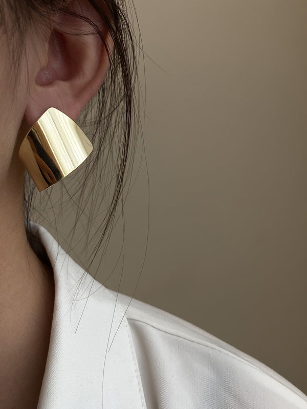 Simple Normcore Geometric Earrings