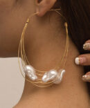 Normcore Tasseled Pearl Earrings