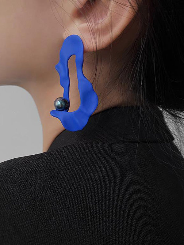 Chic Irregular Geometric Beads Earrings