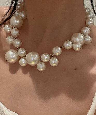 Temperament Statement Beads Necklace