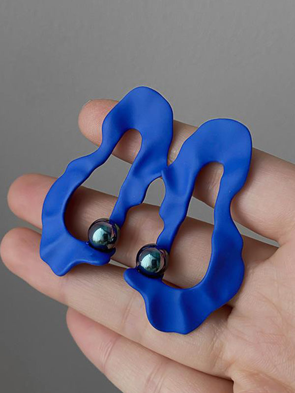 Chic Irregular Geometric Beads Earrings