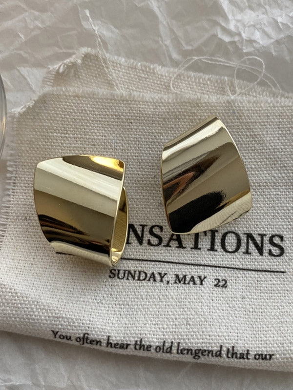 Simple Normcore Geometric Earrings