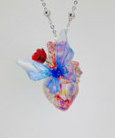 Boutique Rainbow Sterling Silver Butterflyl Pendant Necklace