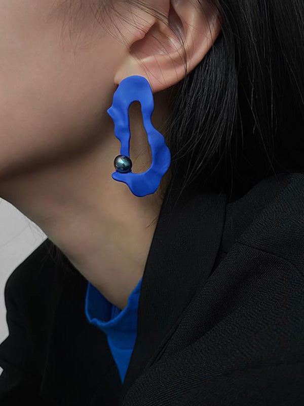 Chic Irregular Geometric Beads Earrings