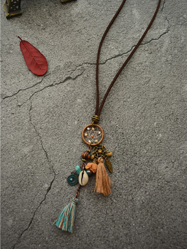 Bohemia Dreamcatcher Necklaces Accessories Sweater Chain