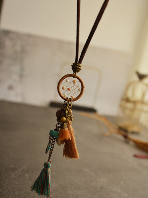 Bohemia Dreamcatcher Necklaces Accessories Sweater Chain